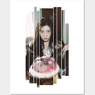 red velvet irene cake Posters and Art